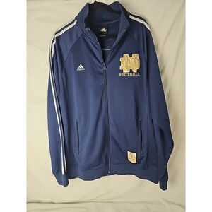 Vintage Notre Dame National Champions Jacket Men's Large Blue Rare NCAA Collecti